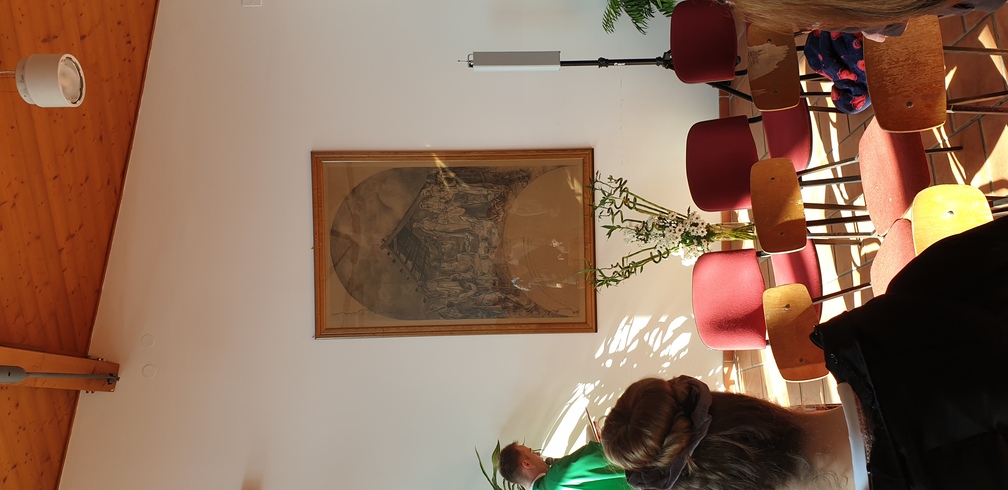 Blagoslov slike Željka Hegedušića 'Rođenje Kristovo'