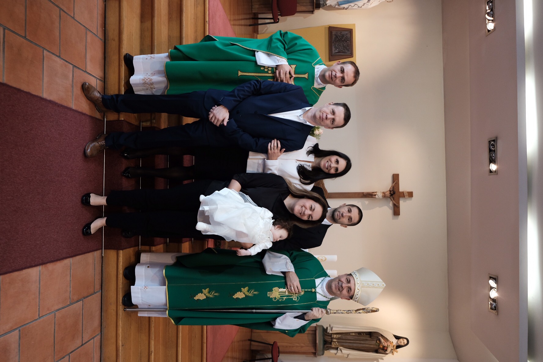 Krštenje Jane Lepušić - petoga djeteta u obitelji