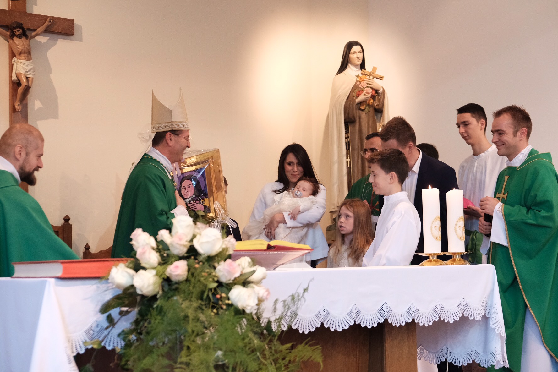 Krštenje Jane Lepušić - petoga djeteta u obitelji